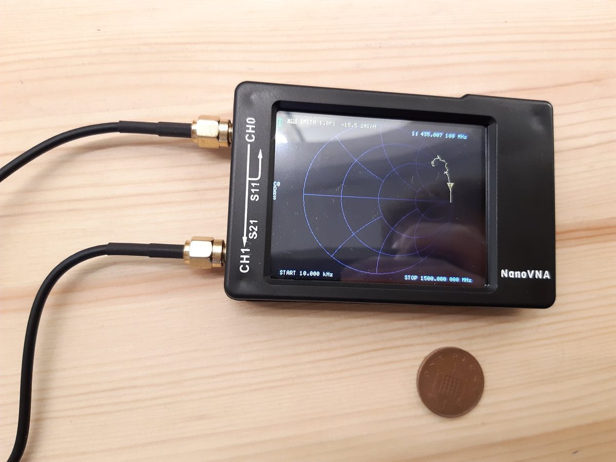 NanoVNA pocket-sized vector network analyzer