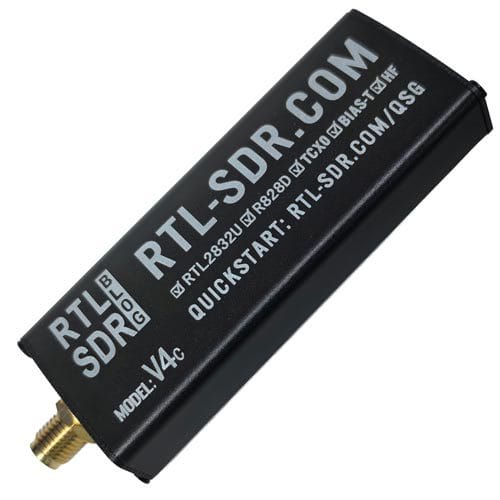RTL-SDR Blog V4 USB-C software defined radio dongle